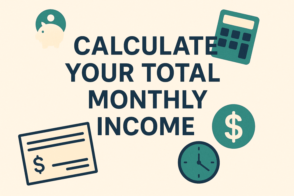 Calculate Your Total Monthly Income