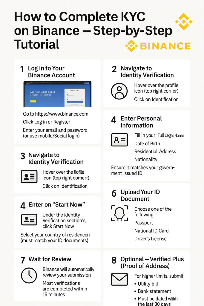 How to Complete KYC on Binance – Step-by-Step Tutorial
