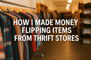 How I Made Money Flipping Items from Thrift Stores